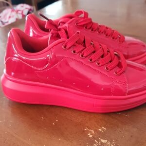 Stylish Red Women's Sneakers